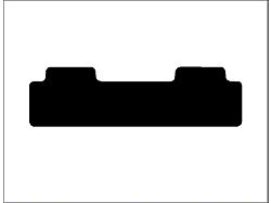 Sport Touring Cutpile Rear Floor Mat; Red (11-21 Jeep Grand Cherokee WK2)