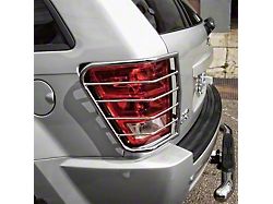 Tail Light Guards; Stainless Steel (05-10 Jeep Grand Cherokee WK)
