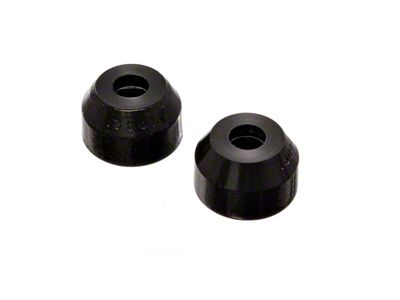 Tie Rod Dust Boot; Round Style; Black (93-98 Jeep Grand Cherokee ZJ)