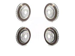 Vented Rotors; Front and Rear (12-21 Jeep Grand Cherokee WK2 SRT, SRT8)
