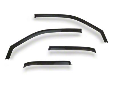 Ventgard Window Deflectors; Smoked; Front and Rear (99-04 Jeep Grand Cherokee WJ)