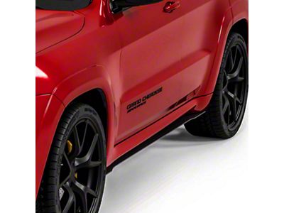 VR1 Side Splitters; Textured Black (17-21 Jeep Grand Cherokee WK2 SRT, Trackhawk)