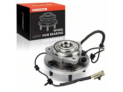 Wheel Bearing and Hub Assembly; Front (05-10 Jeep Grand Cherokee WK)
