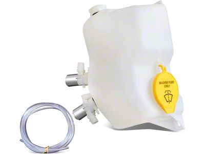 Windshield Washer Reservoir Tank Bottle with Level Sensor and Fluid Pump (96-98 Jeep Grand Cherokee ZJ)