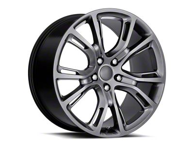 Spyder Monkey Hyper Black Wheel; 20x10; 50mm Offset (99-04 Jeep Grand Cherokee WJ)