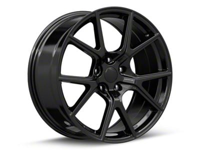 JP2 Gloss Black Wheel; 20x9; 34mm Offset (05-10 Jeep Grand Cherokee WK)