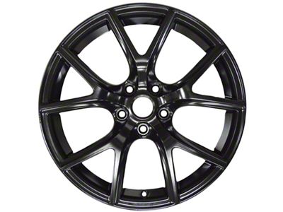 JP2 Matte Black Wheel; 20x10; 45mm Offset (05-10 Jeep Grand Cherokee WK)