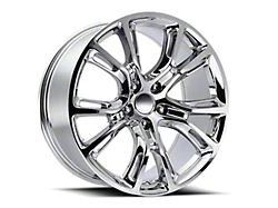 Spyder Monkey Chrome Wheel; 20x9; 34.7mm Offset (05-10 Jeep Grand Cherokee WK)
