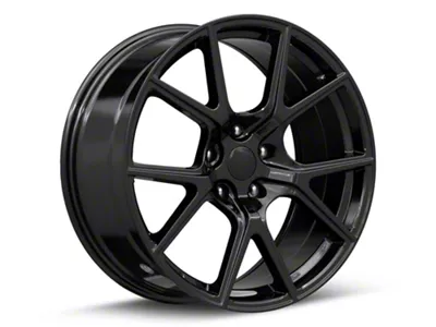 JP2 Gloss Black Wheel; 20x10; 45mm Offset (11-21 Jeep Grand Cherokee WK2)
