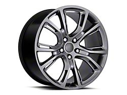 Spyder Monkey Hyper Black Wheel; 20x10; 50mm Offset (11-21 Jeep Grand Cherokee WK2)