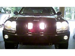 Xenon Halogen Grille Fog Lights (05-10 Jeep Grand Cherokee WK)