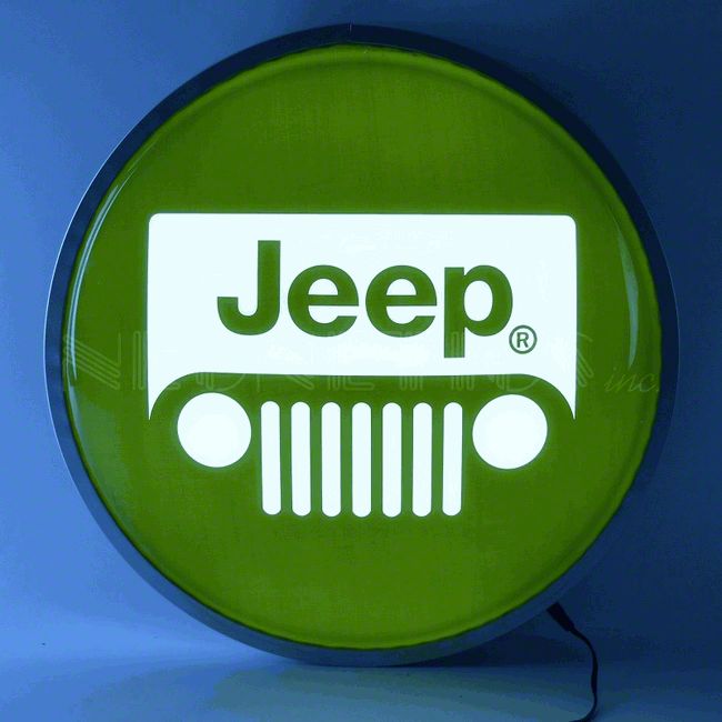 Jeep Wrangler Jeep Wrangler Grille Backlit LED Lighted Sign