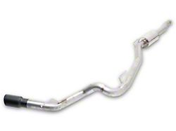 Jeep Licensed by RedRock Single Exhaust System with Black Tip; Side Exit (20-26 3.6L Jeep Gladiator JT)