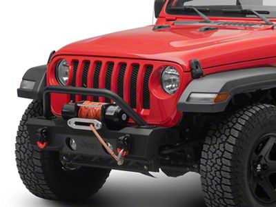 Jeep Licensed by RedRock Attack Stubby Winch Front Bumper (18-25 Jeep Wrangler JL)