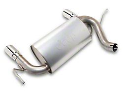 Jeep Licensed by RedRock Dual Outlet Axle-Back Exhaust with Polished Tips (07-18 Jeep Wrangler JK)