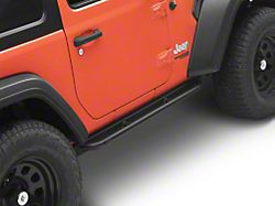 Jeep Licensed by RedRock Enhanced Rubi Rails; Textured Black (18-25 Jeep Wrangler JL 2-Door)