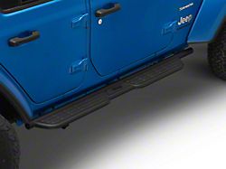 Jeep Licensed by RedRock Formed HD Running Boards with Jeep Logo (18-26 Jeep Wrangler JL 4-Door)