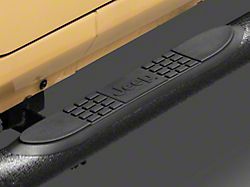 Jeep Licensed by RedRock Replacement Step Pad with Jeep Logo for 3-Inch Tubular Side Step Bars Only; 21.30-Inch x 3.10-Inch 