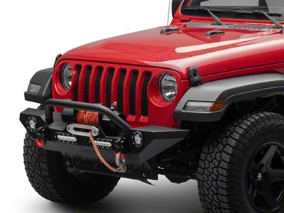 Jeep Licensed by RedRock Trail Force HD Front Bumper with LED Lights (18-25 Jeep Wrangler JL)