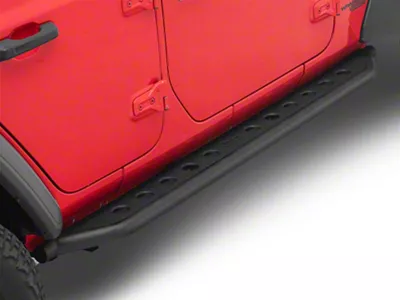 Jeep Licensed by RedRock Tubular Rock Sliders (18-25 Jeep Wrangler JL 4-Door)
