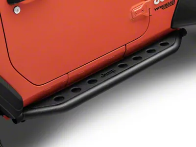 Jeep Licensed by RedRock Tubular Rock Sliders (18-25 Jeep Wrangler JL 2-Door)