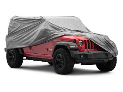 Jeep Licensed by TruShield All-Weather Car Cover (07-26 Jeep Wrangler JK & JL 2-Door)