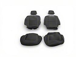 Jeep Licensed by TruShield Custom Fit Neoprene Front Seat Covers with Jeep Logo; Black (18-26 Jeep Wrangler JL 4-Door, Excluding 4xe)