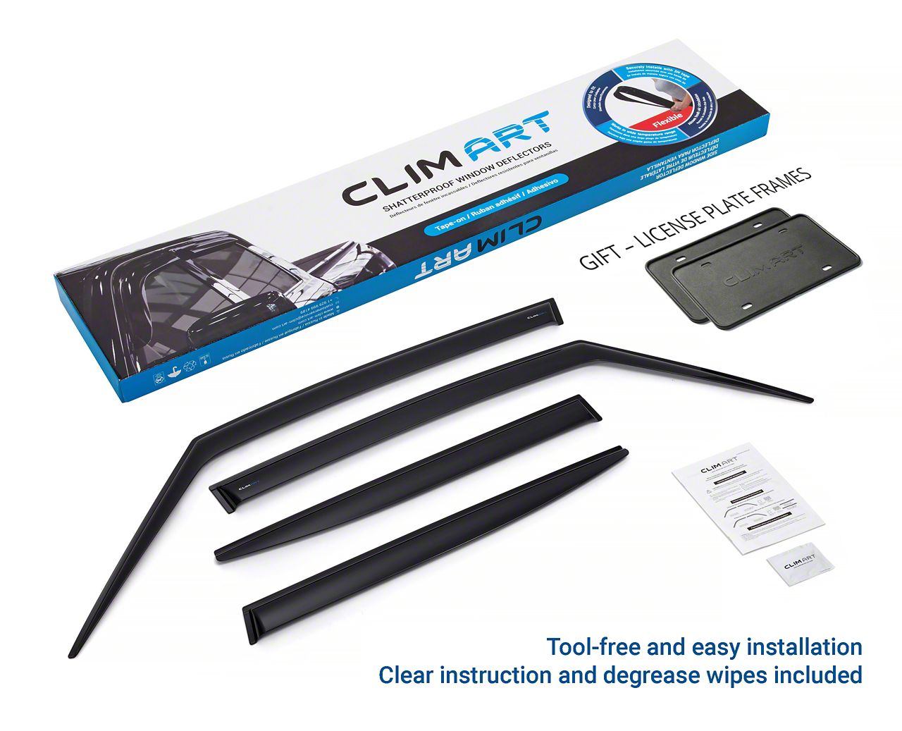 Jeep Renegade TapeOn Window Deflectors (1523 Jeep Renegade BU) Free