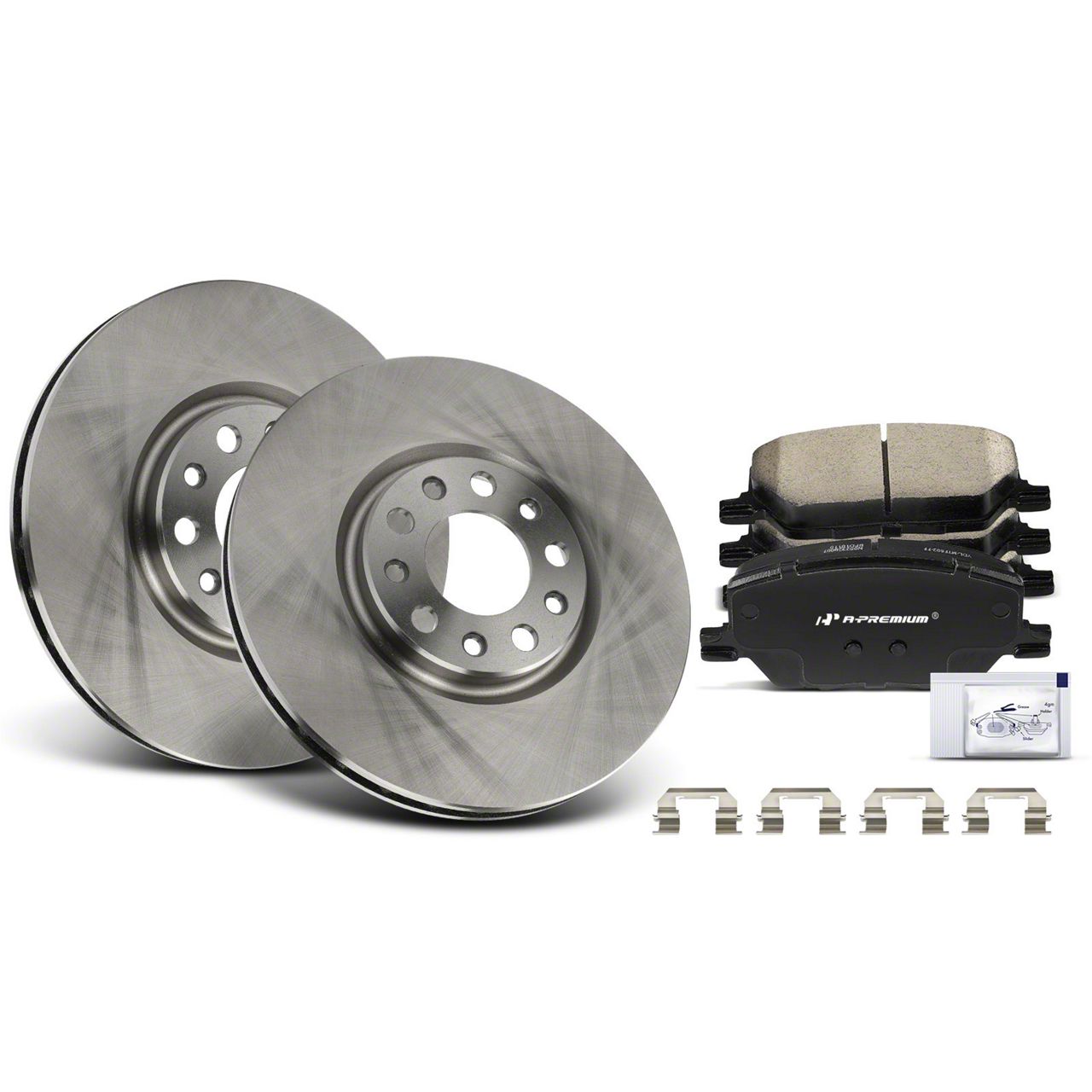 Jeep Renegade Vented Brake Rotor and Pad Kit; Front (1523 Jeep