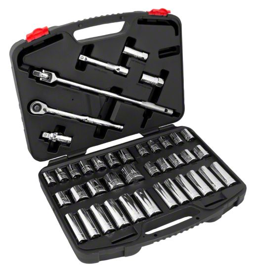 1と2セット Universal XT 1/2-Inch Drive SAE/Metric Ratchet and Socket