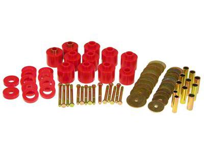 1-Inch Body Mount Lift; Red (76-79 Jeep CJ7)