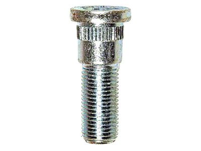 1/2-20 Serrated Wheel Stud; 0.625-Inch Knurl; 1-5/8-Inch Length (90-99 Jeep Wrangler YJ & TJ)