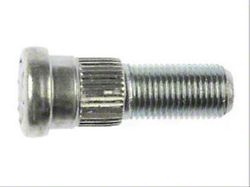 1/2-20 Serrated Wheel Studs; 0.625-Inch Knurl; 1-5/8-Inch Length (77-86 Jeep CJ5 & CJ7)