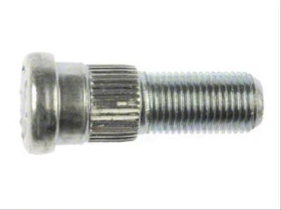 1/2-20 Serrated Wheel Studs; 0.625-Inch Knurl; 1-5/8-Inch Length (77-86 Jeep CJ5 & CJ7)
