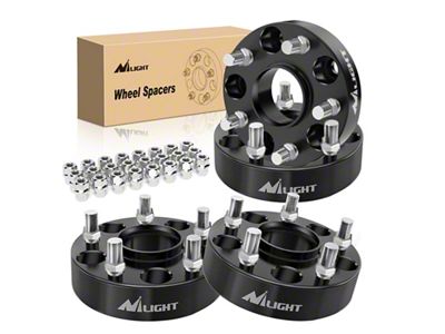 1.50-Inch Billet Aluminum Hubcentric 5-Lug Wheel Spacers; Set of 4 (18-25 Jeep Wrangler JL)