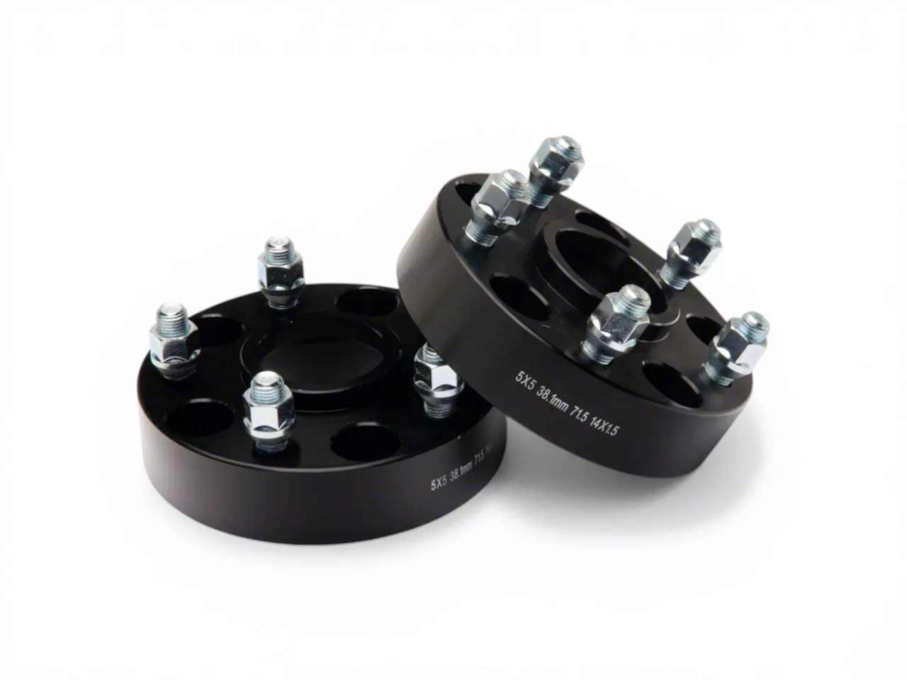 Jeep Wrangler 1.75-Inch Hubcentric Wheel Spacers; Set of Four (18