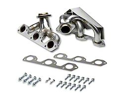 1.50-Inch Shorty Header; Polished (07-11 3.8L Jeep Wrangler JK)