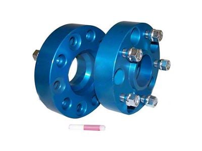 1.50-Inch Wheel Spacers; Black (18-25 Jeep Wrangler JL)