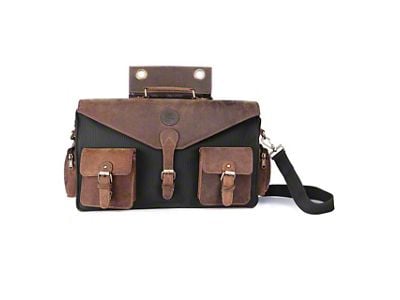 18-Inch Grab and Go Messenger Bag; Black (07-25 Jeep Wrangler JK & JL)