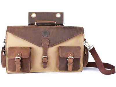 18-Inch Grab and Go Messenger Bag; Tan (07-25 Jeep Wrangler JK & JL)