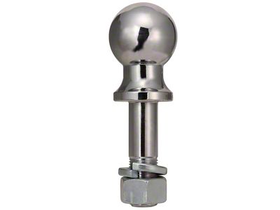 2-5/16-Inch Single Tow Ball for RAZOR RP and XTR Aluminum Hitches; Chrome Plated Steel
