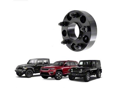 2-Inch Billet Aluminum Hubcentric Wheel Spacers (18-25 Jeep Wrangler JL)