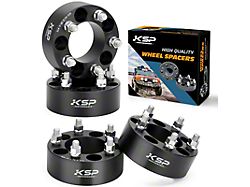 2-Inch Hubcentric Pro Billet Wheel Spacers; Black (87-06 Jeep Wrangler YJ & TJ)