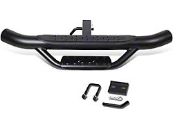 2-Inch Receiver Hitch Curved Step; Black (Universal; Some Adaptation May Be Required)