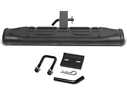 2-Inch Receiver Hitch Oval Step; Black (Universal; Some Adaptation May Be Required)