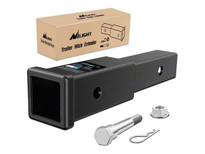 2-Inch Receiver Trailer Hitch Extender; 7-Inch
