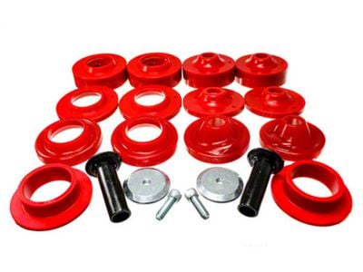 2-Inch Rock-Flex Adjustable Coil Spacer Set; Red (18-25 Jeep Wrangler JL)
