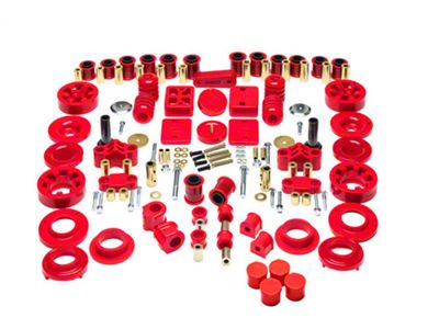 2-Inch Rock-Flex Ultimate Lift System with Hyper-Flex System Complete Bushing Kit; Red (18-25 Jeep Wrangler JL Rubicon)