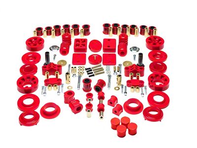 2-Inch Rock-Flex Ultimate Lift System with Hyper-Flex System Complete Bushing Kit; Red (18-25 Jeep Wrangler JL, Excluding Rubicon)
