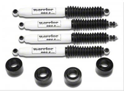 2-Inch Spacer Suspension Lift Kit with Shocks (07-18 Jeep Wrangler JK)